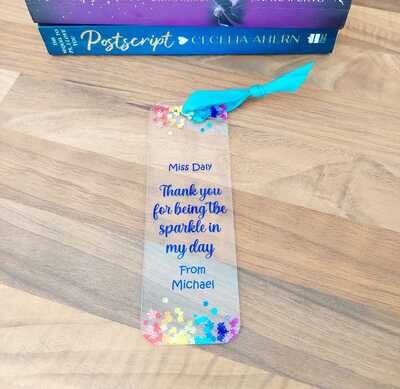 Sparkle my Day Personalised Book Mark