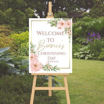 "Pink Blush" Occasion Sign