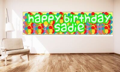 Balloons Party Banner