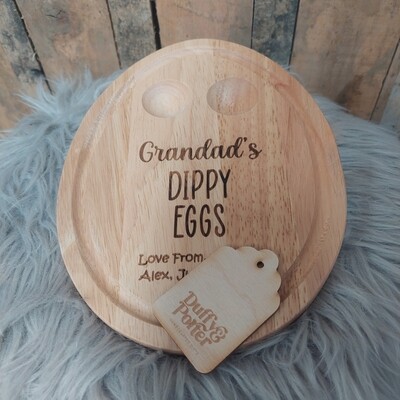 Personalised Dippy Egg board - Egg