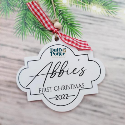 Farmhouse Personalised First Christmas 2022