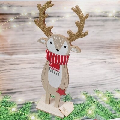 41cm Glittered Christmas Reindeer 41cm Glittered Christmas Reindeer