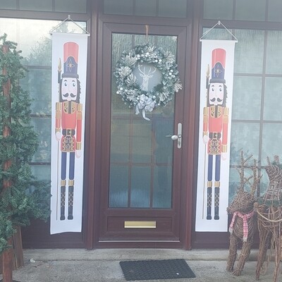 Nutcracker Style Christmas Porch/Door Banner