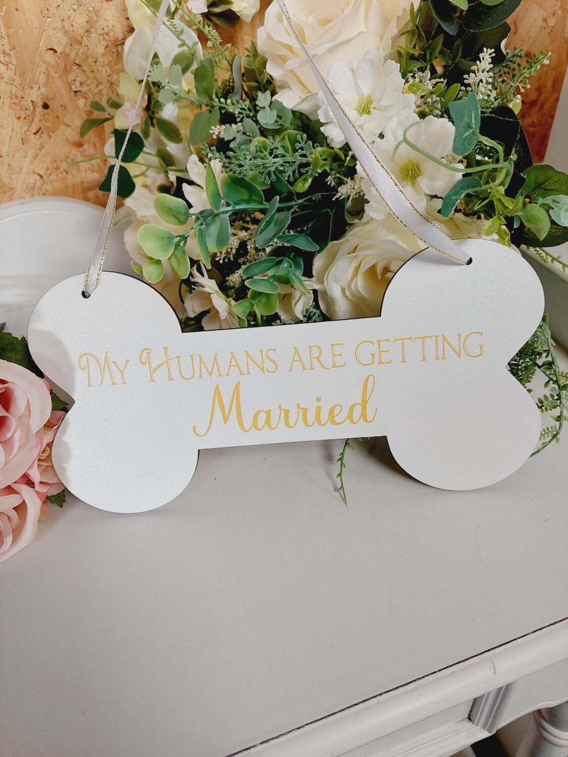 Wedding Sign -  Dog groom sign