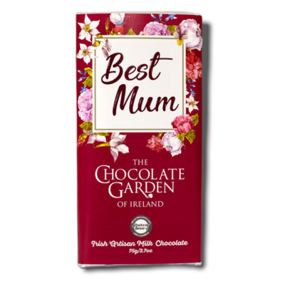 “World’s Best Mum” 75g Milk Chocolate Bar
