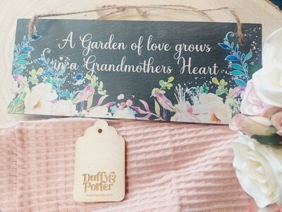Grandmothers garden of love slate