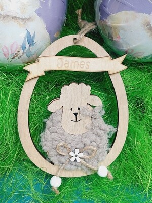 Personalised Easter Decoration Sheep
