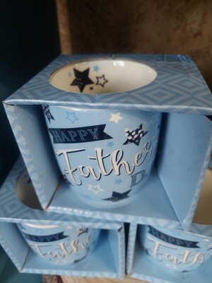 Happy Fathers Day stars mug