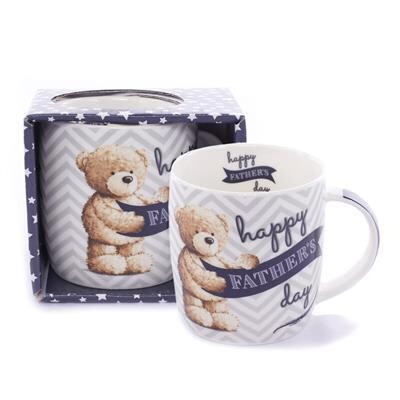 Happy Fathers Day Teddy Mug