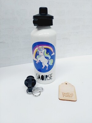 Personalised Unicorn Aluminium Drinks Bottle