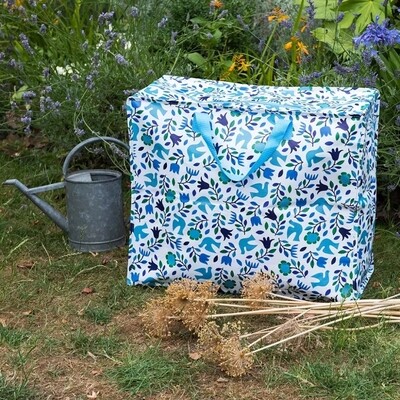 Jumbo storage bag - folk doves