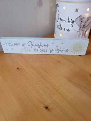 Mini block you are my sunshine