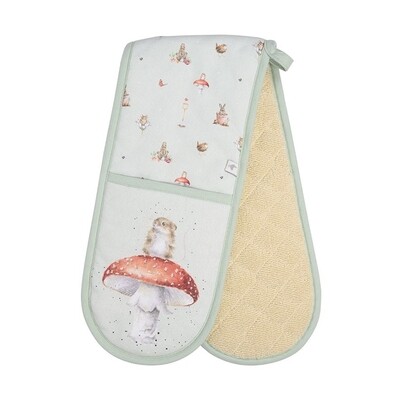 GARDEN FRIENDS&#39; GARDEN ANIMAL DOUBLE OVEN GLOVE