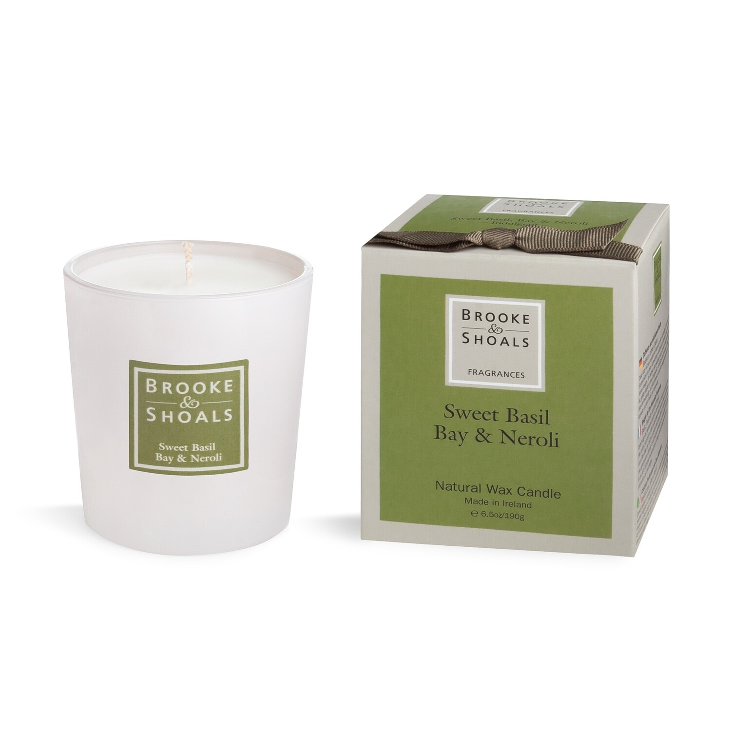 Regular size  Candle - Sweet Basil Bay &amp; Neroli