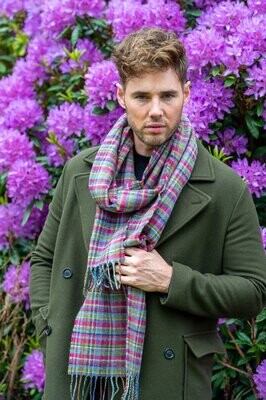 McNutt L/Wool Ards Check Scarf