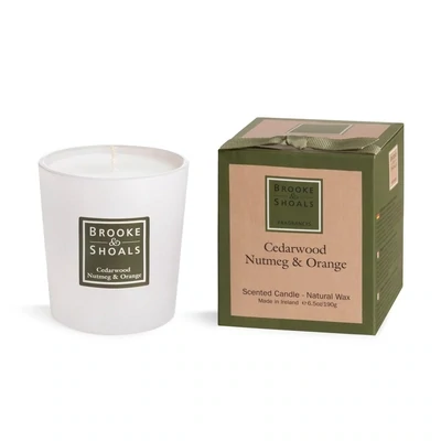 Travel Size SCENTED CANDLE - CEDARWOOD NUTMEG &amp; ORANGE