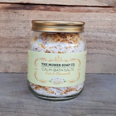 Moher Soap Co CALM..bath salts oats and Chamomile