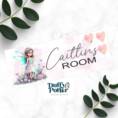 Fairy Themed Door Plaque