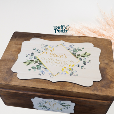 Baby Keepsake Box, wooden box, keepsake box, memory box Ireland