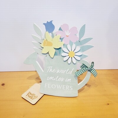 Standing flowers - the world smiles in flowers