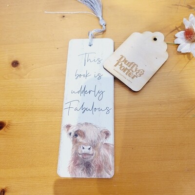 Udderly fabulous bookmark