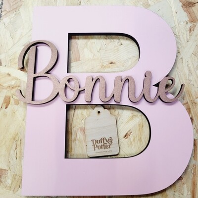 Light pink Initial with Name