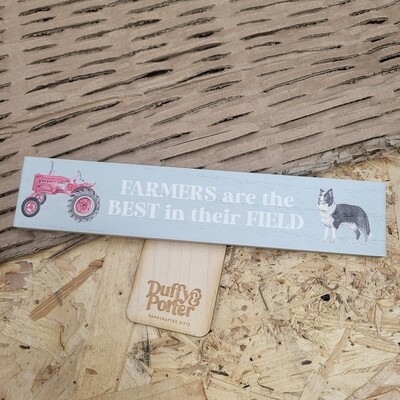Mini Plaque Farmers are the best in their field