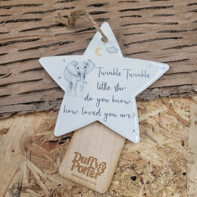 Twinkle twinkle little star Ceramic Star