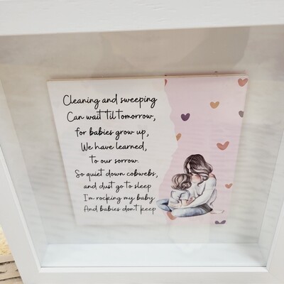 Cherish Frame - cleaning and sweeping