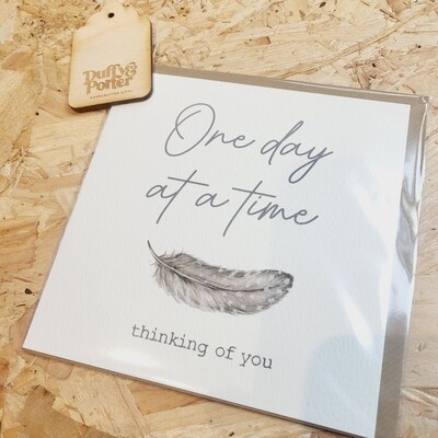 One day at a time card