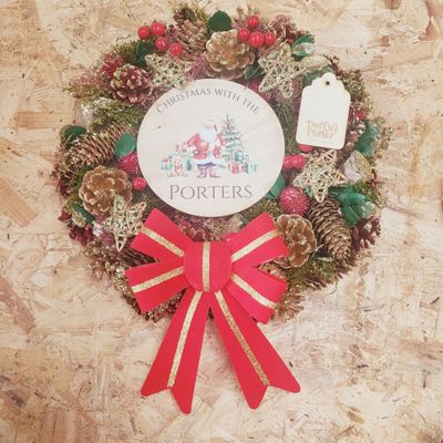 Christmas Wreaths Personalised