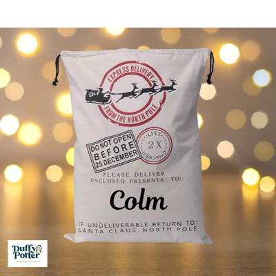 Personalised Santa Sack 70x50cm