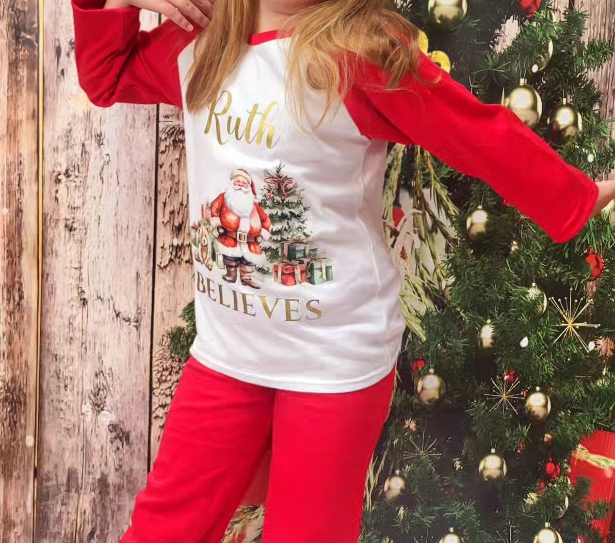 Personalised believes christmas pyjamas hotsell