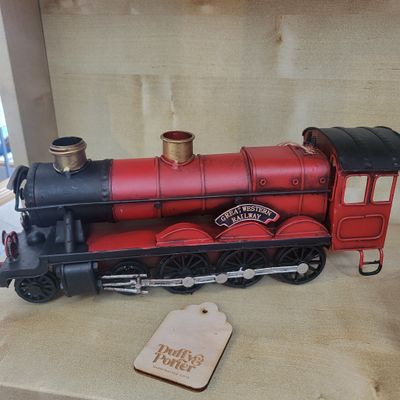 Vintage train loco red metal Vintage train loco red metal
