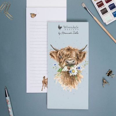&#39;Daisy Coo&#39; Highland Cow Shopping Pad