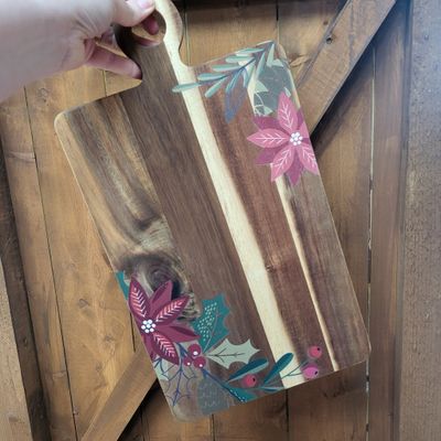 Serving board 45cm Poinsettia