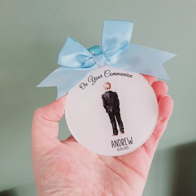 Personalised Communion Boy Keepsake Token
