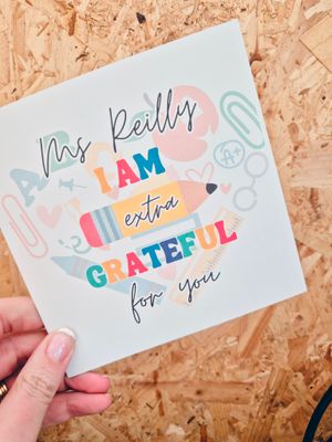 Grateful for you Teacher/Sna plus Keepsake