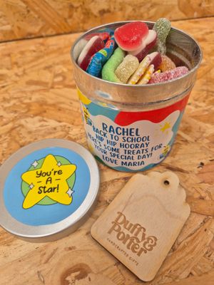 Personalised &quot;Back to School&quot; tin 