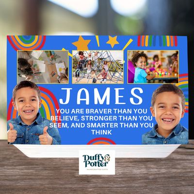 Handcrafted Personalised Treasure Box for Children – Where Memories Begin  ..with photos