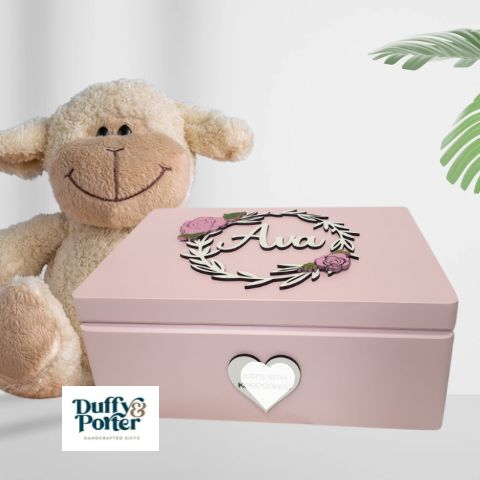 Keepsake Box Detailed Roses