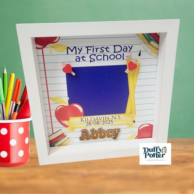 Personalised First Day of School Frame