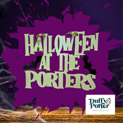 Personalised Wooden Halloween Sign Green