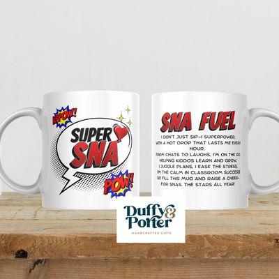 Super SNA Mug – Double Sided with Poem