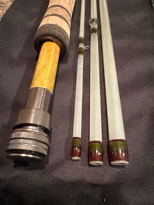 8’, 4-5 Weight On a Willow Translucent Fiberglass Blank. Hand Shaped Cork. Color Coordinated Reel Seat And Wraps. Excellent All Round Rod For NE Trout Streams 8’, 4-5 Weight On a Willow Translucent Fiberglass Blank. Hand Shaped Cork. Color Coordinated Reel Seat And Wraps. Excellent All Round Rod For NE Trout Streams