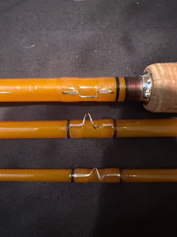 7’-6” 4 Weight Fiberglass Tangerine Proof Rod Blank