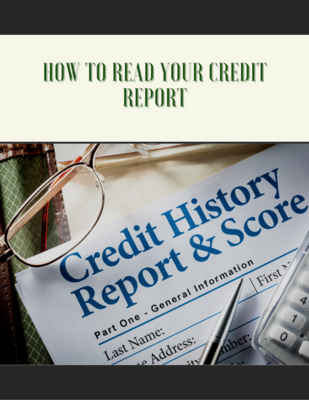 How to read your credit report with credit report sample pictures