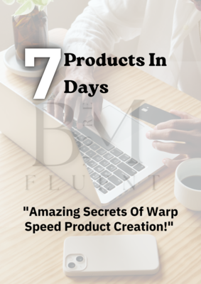 7 Products in 7 Days Ebook