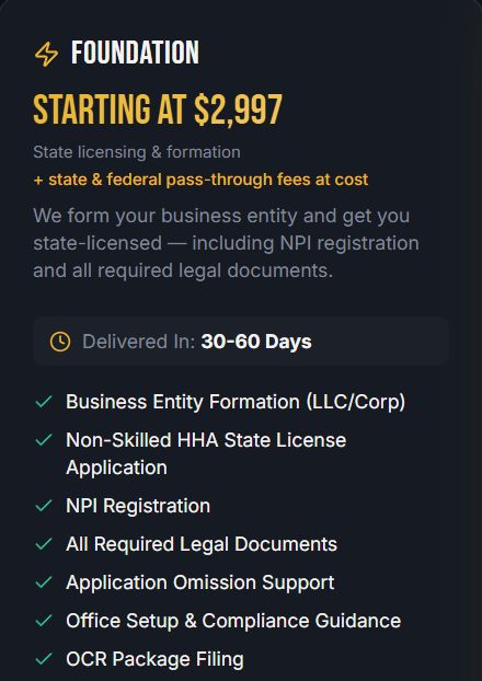 HHA in a Box - Foundation