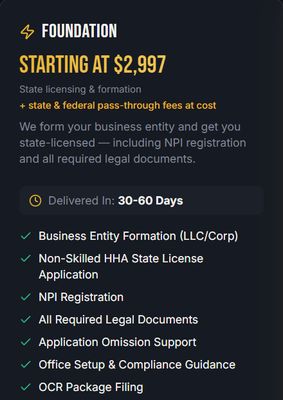 HHA in a Box - Foundation